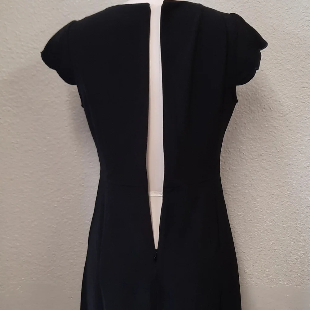 Foxidox Black Imbroidered Cup Sleeves L Dress - Picture 8 of 10